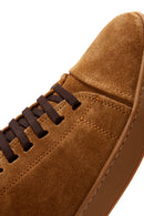 Erkek Taba Süet Deri Sneaker | Derimod