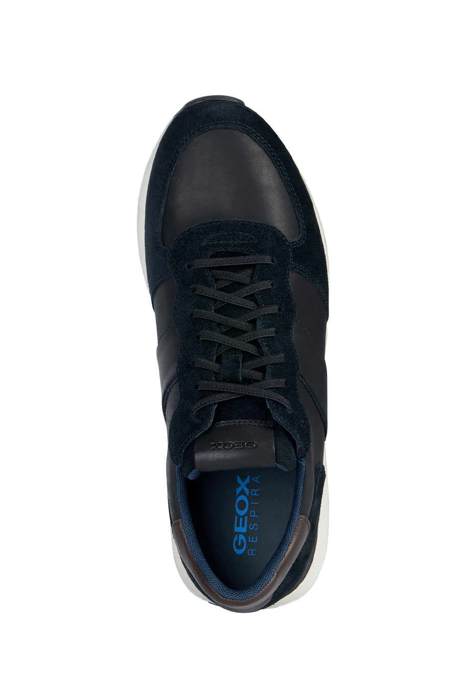 Geox Erkek Siyah Spherica VSeries Süet Deri Sneaker