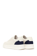 Erkek Beyaz Bağcıklı Deri Sneaker | Derimod