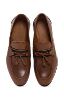 Men's Brown Leather Tasseled Classic Loafer | Derimod