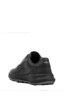 Geox Erkek Siyah U PG1X ABX Bağcıklı Deri Sneaker | Derimod