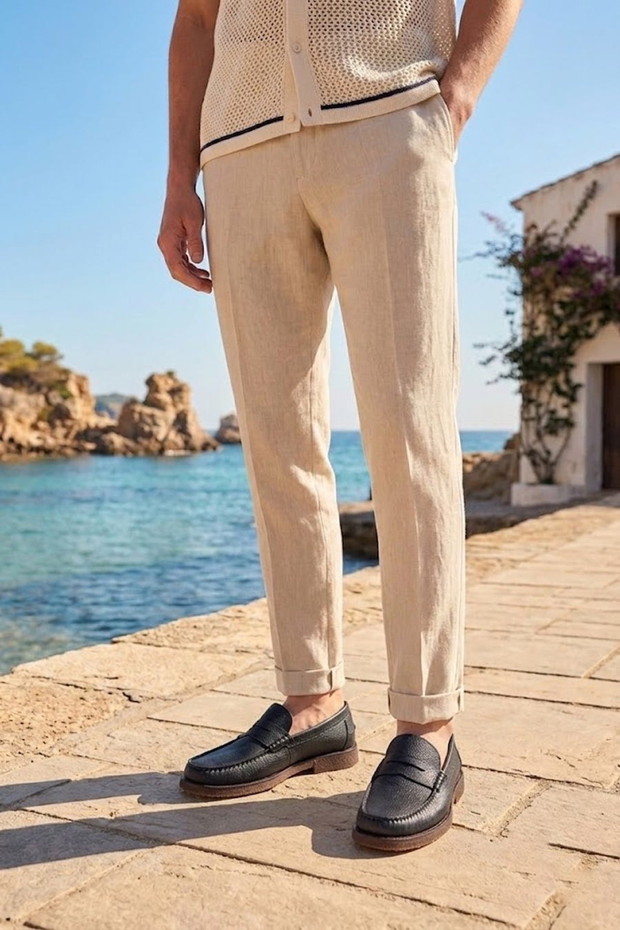 Erkek Siyah Deri Casual Loafer