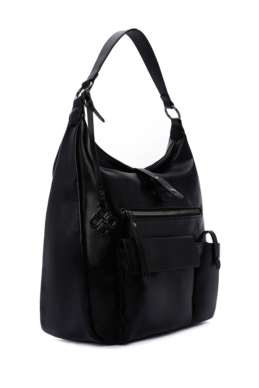 Women's Black Long Strap Shoulder Bag