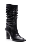 Women's Loose Leather Boots | Derimod