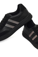 Woman Black Lace-Up Chunky Sneaker | Derimod