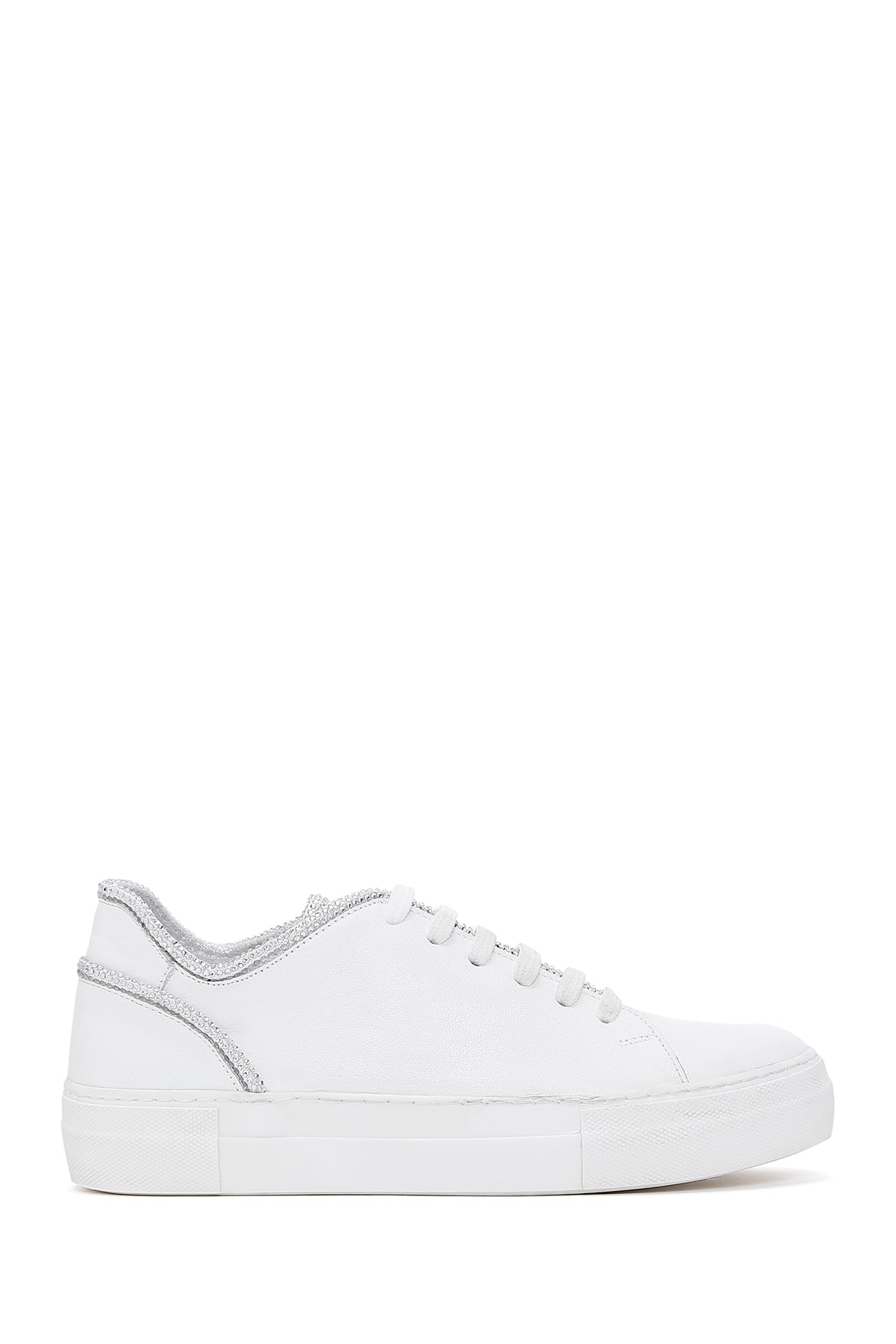 Kadın Beyaz Deri Sneaker 23SFD291118 | Derimod