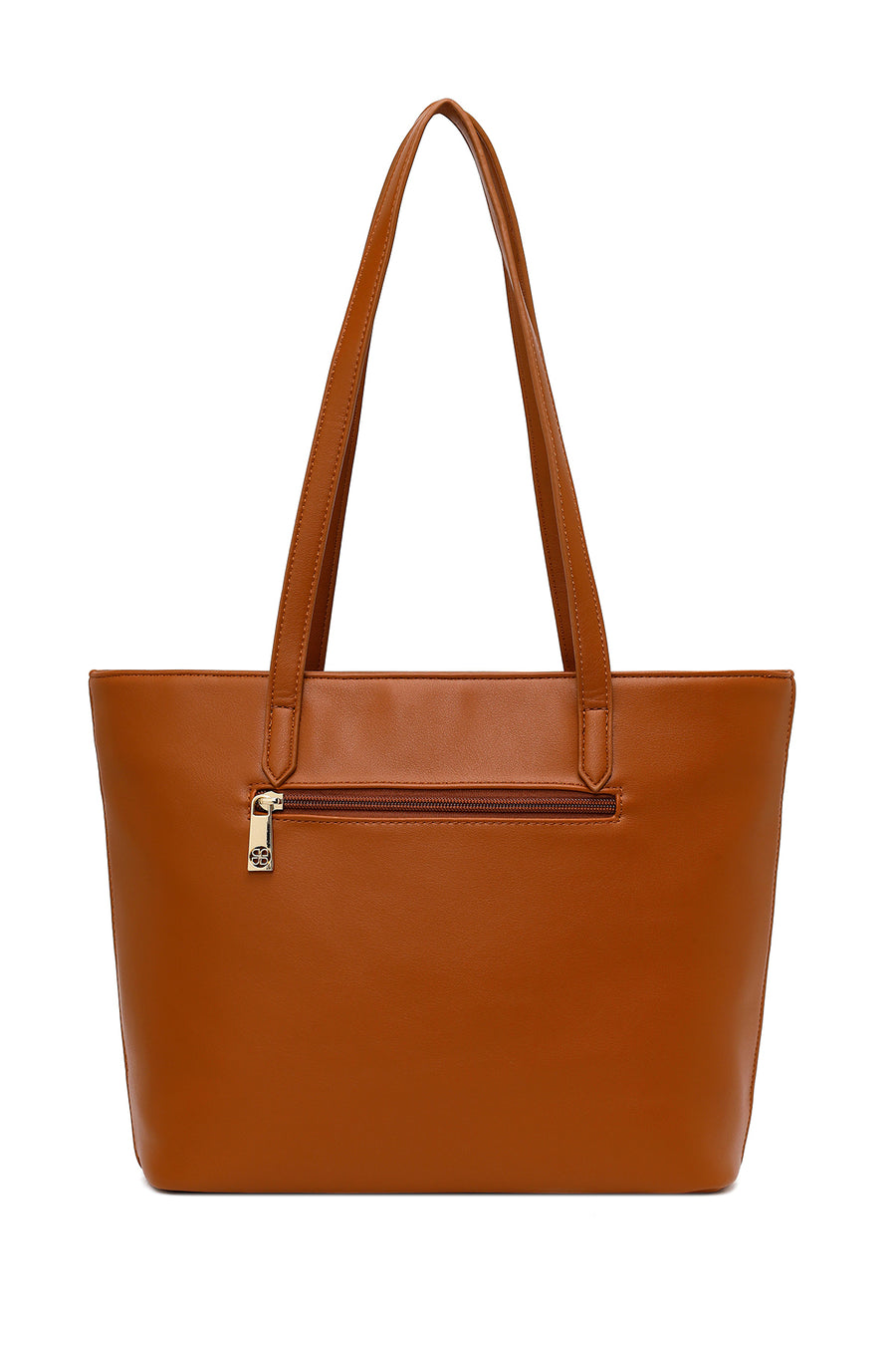 Woman Brown Long-Strap Classic Shoulder Bag
