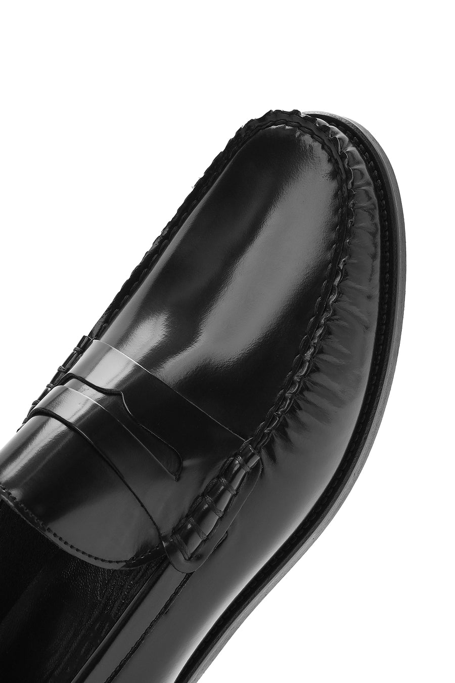 Men's Black Leather Classic Loafer