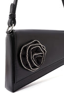 Women's Black Accessory Detailed Mini Shoulder Bag | Derimod