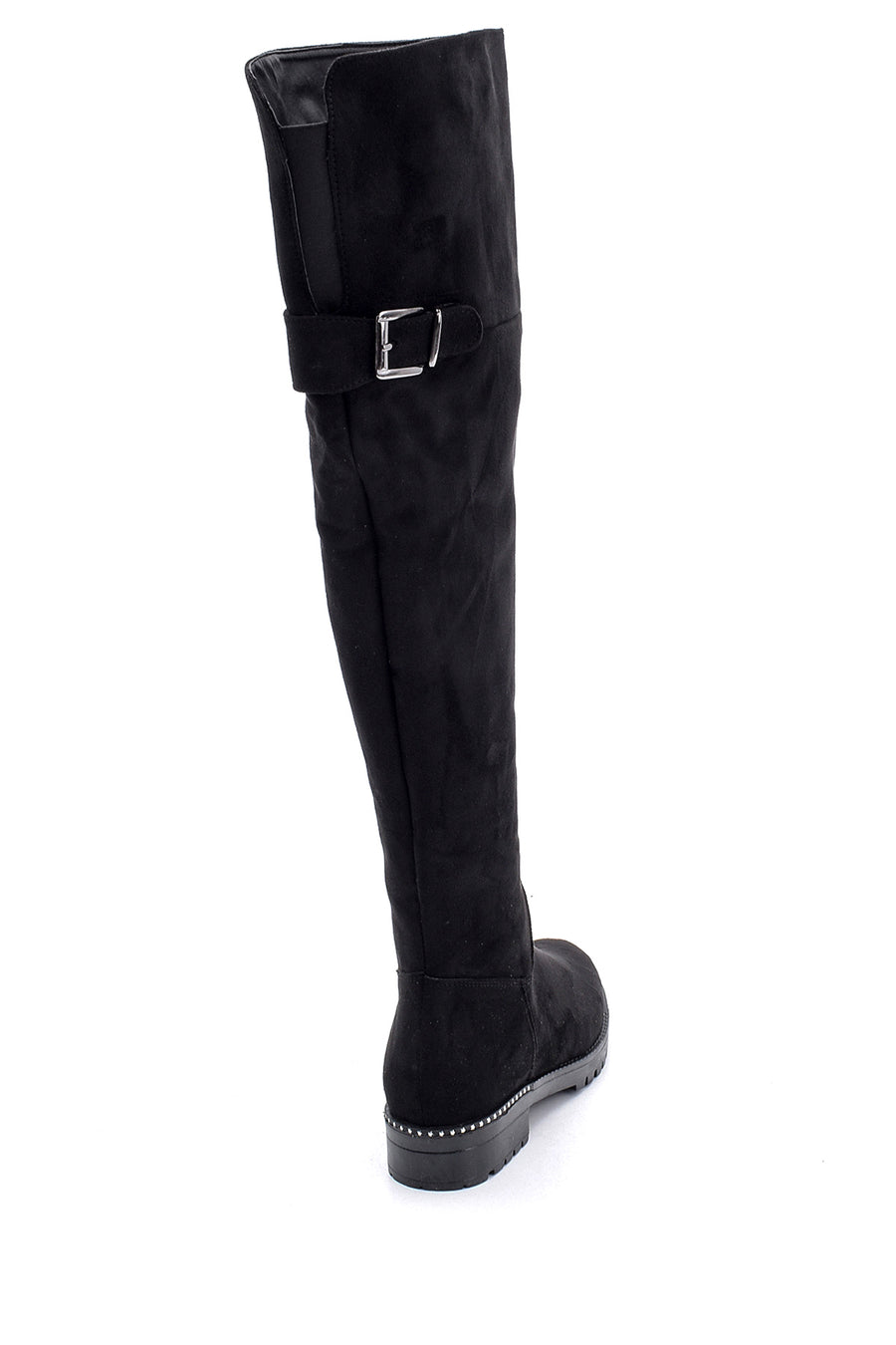Women's Suede Flat Boots