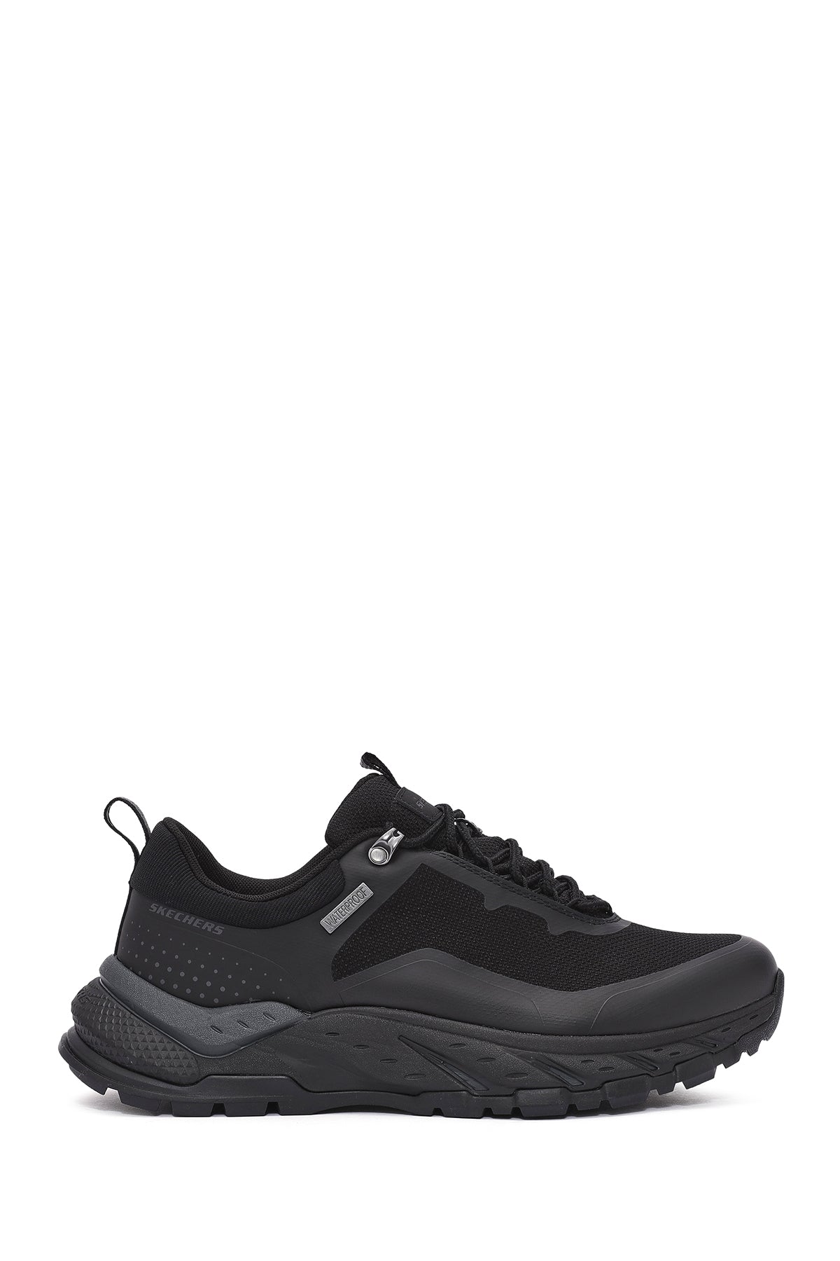 Skechers Men's Black Brockmont Lace-Up Chunky Sole Sneakers 210820 BBK | Derimod