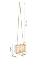 Women's Gold Portfolio Bag | Derimod