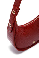 Women's Red Crocodile Handbag | Derimod