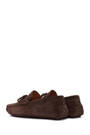 Men's Brown Suede Leather Casual Loafer | Derimod