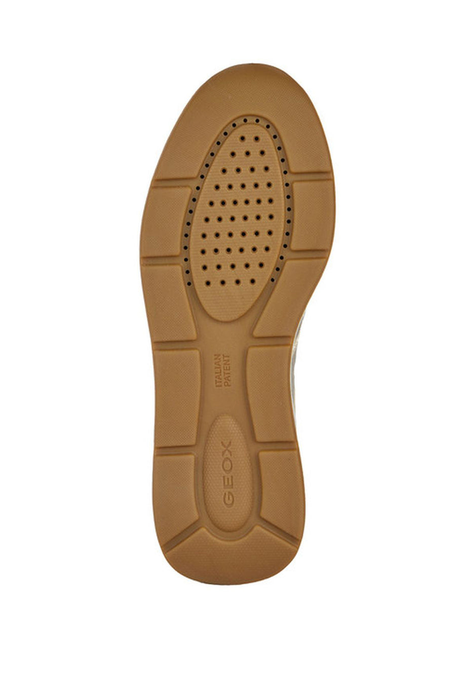 Geox Kadın Bej Cristael Bağcıklı Metalik Deri Sneaker
