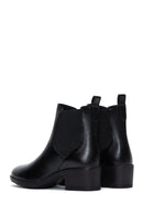 Women's Black Classic Heeled Chelsea Boots | Derimod