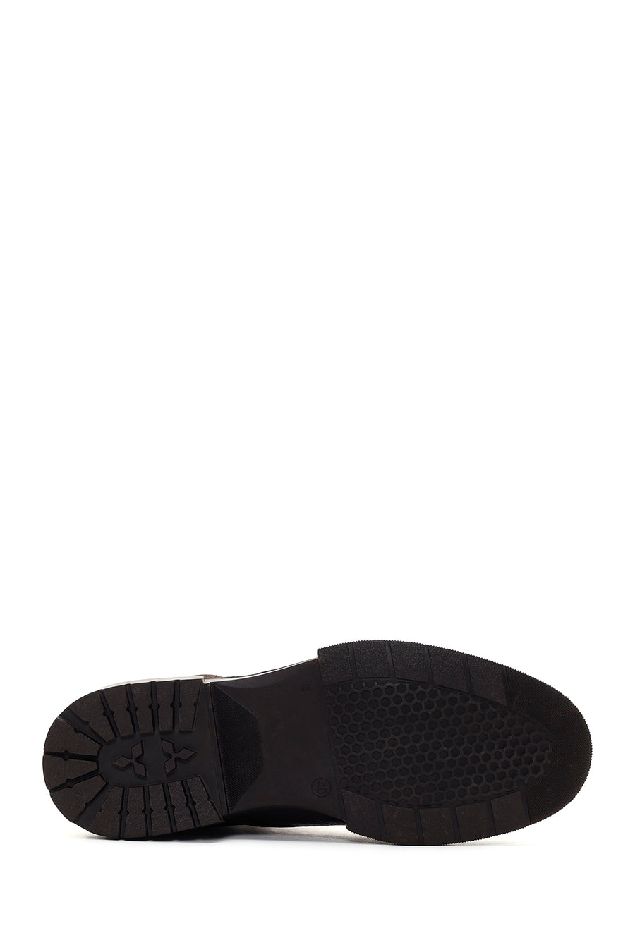 Men's Brown Zippered Casual Boots