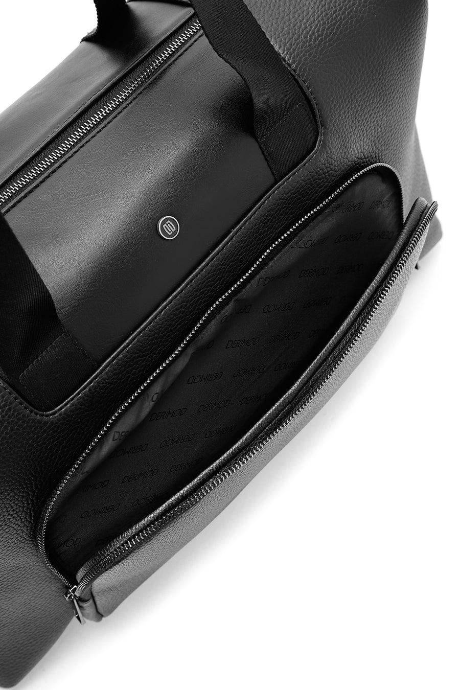 Unisex Black Long-Strap Trip Bag