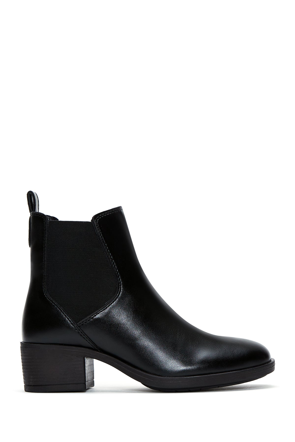 Women's Black Classic Heeled Chelsea Boots 23WFE251718 | Derimod