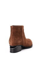 Women's Suede Heel Detailed Boots | Derimod