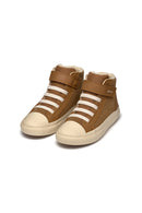 Geox Boy Brown Gisli Boy Banded Ankle Sneakers | Derimod