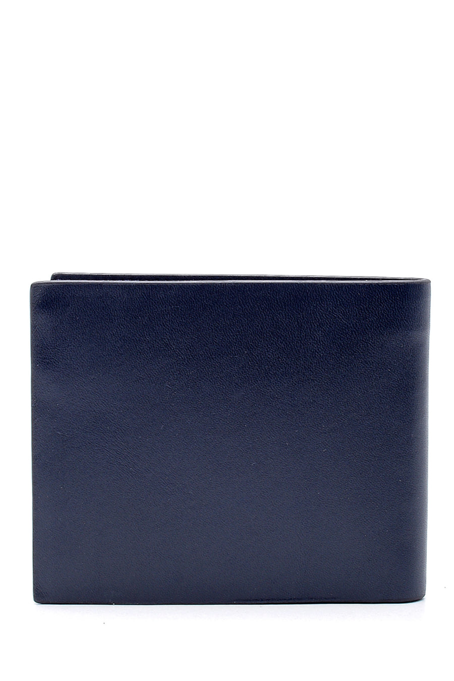 Men's Navy Blue Leather Wallet