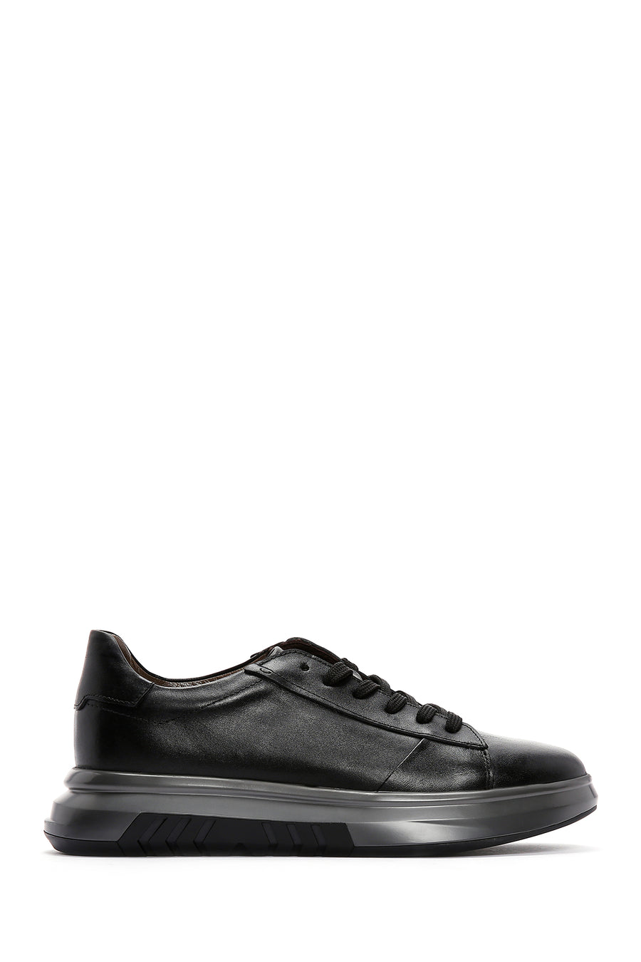 Men's Black Leather Sneaker 23WFD604218 | Derimod