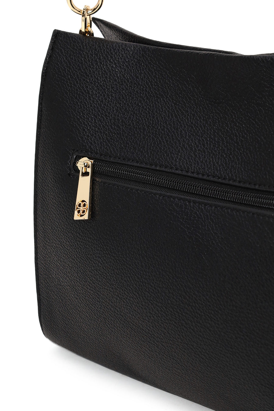 Woman Black Long-Strap Classic Shoulder Bag