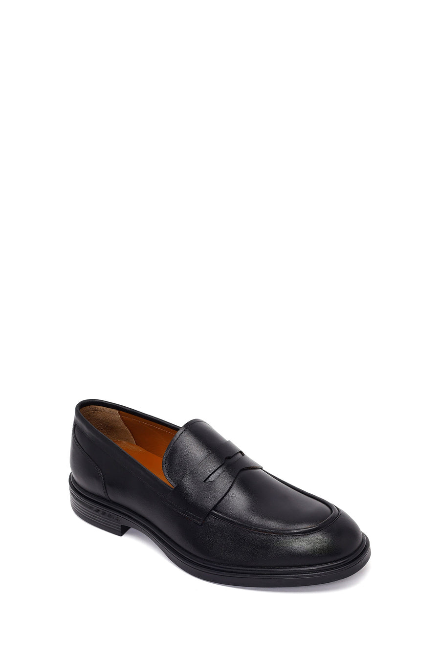 Erkek Siyah Deri Casual Loafer