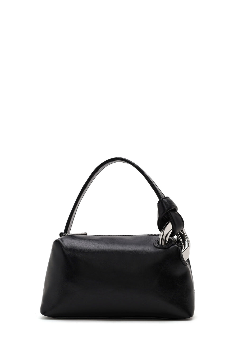 Woman Black Long-Strap Shoulder Bag