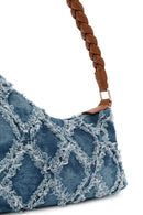 Women's Blue Jean Fabric Shoulder Bag | Derimod