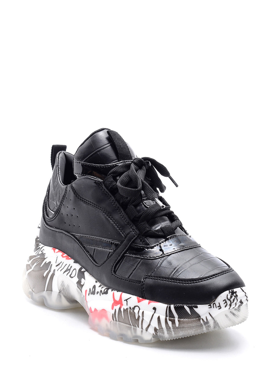 Kadın Şeffaf Taban Detaylı Sneaker