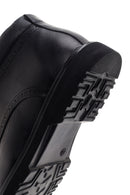 Men's Black Zippered Casual Leather Boots | Derimod