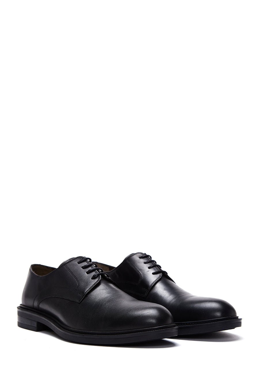 Men's Black Leather Casual Shoes