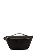 Women's Black Waist Bag | Derimod