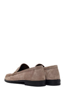 Male Gray Suede Casual Loafer | Derimod