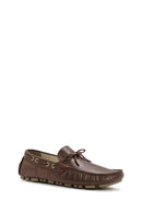 Men's Brown Leather Loafer | Derimod