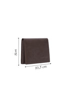 Men's Brown Leather Wallet | Derimod