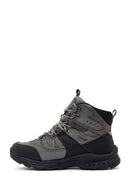 Derimod Dry Men's Grey Laced Waterproof Outdoor Leather Boots | Derimod