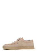 Men's Mink Leather Suede Casual Shoes | Derimod