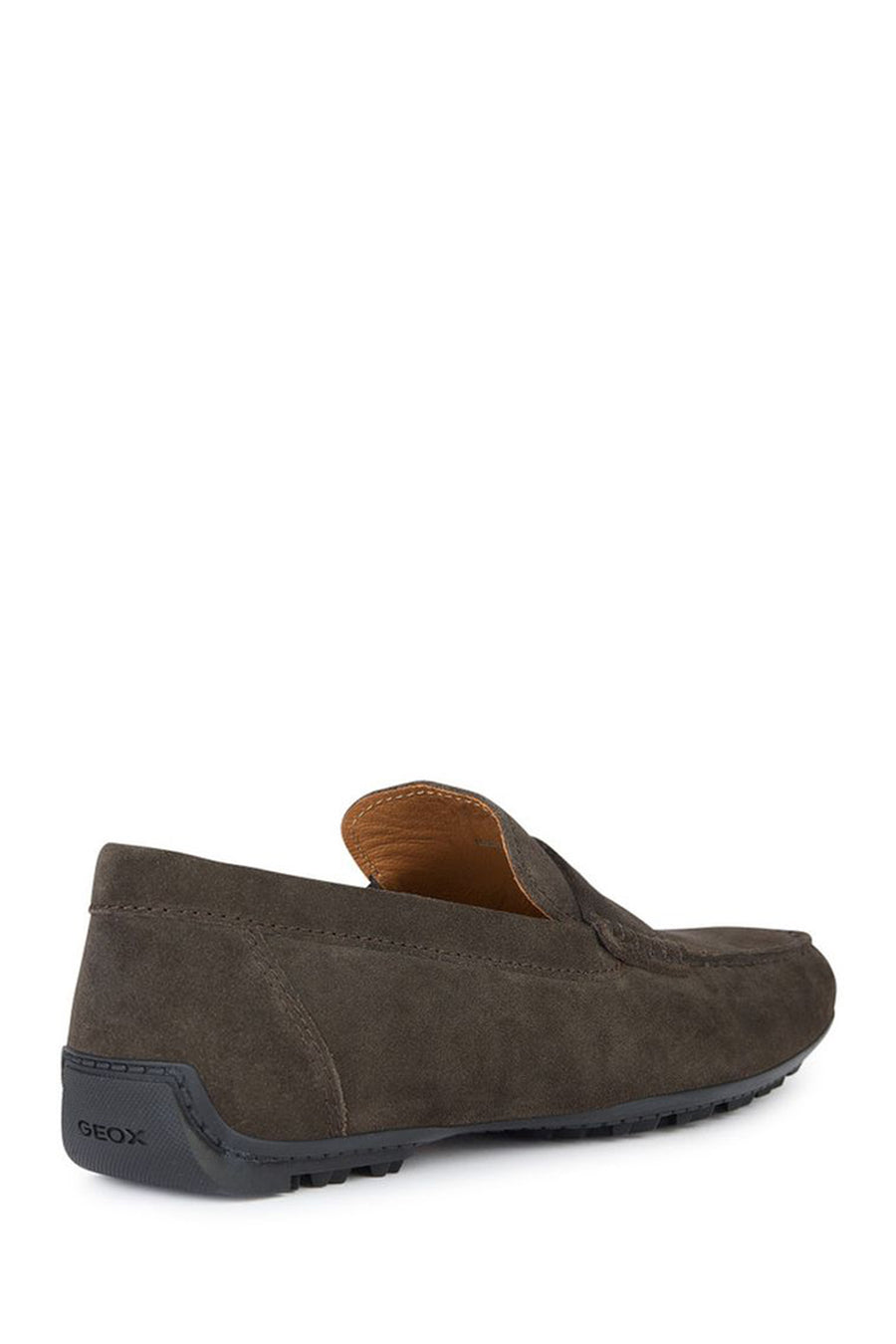 Geox Men's Brown Kosmopolis + Grip Suede Leather Casual Loafer