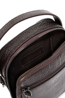 Men's Brown Leather Messenger Bag | Derimod