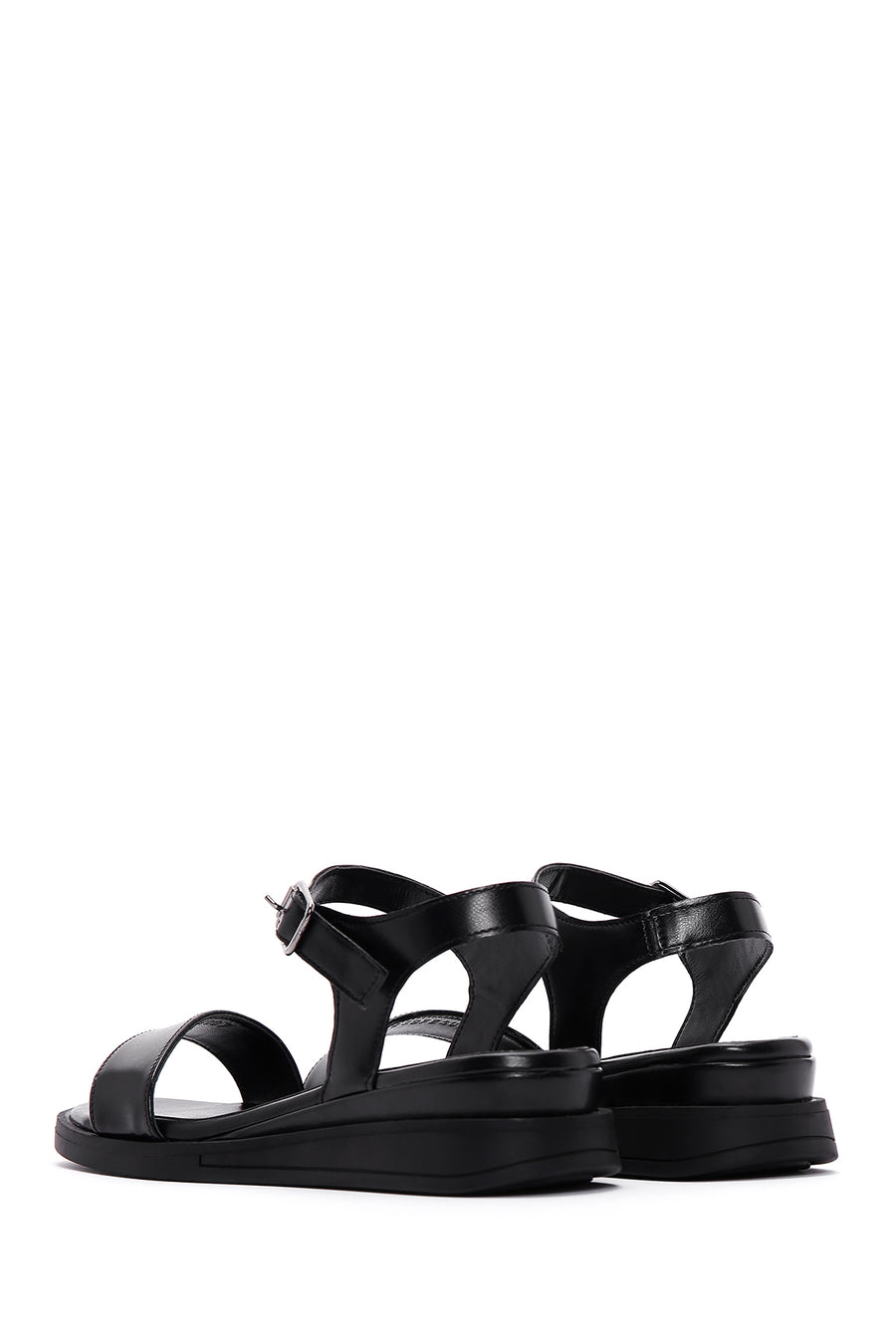 Women's Black Comfort Sandals