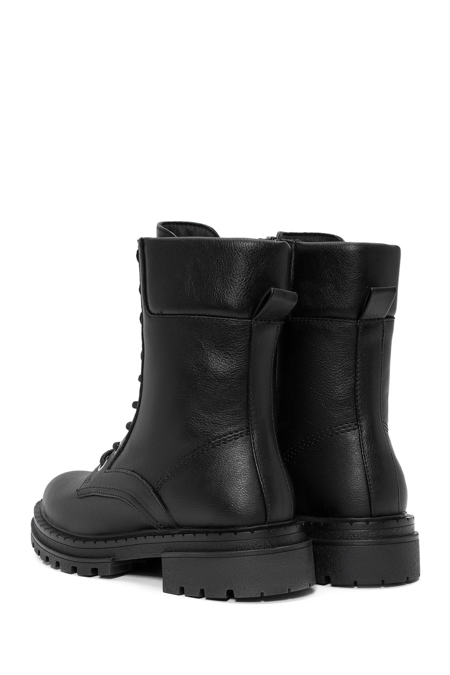 Women's Black Zippered Boots