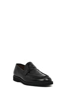 Erkek Siyah Deri Klasik Loafer | Derimod
