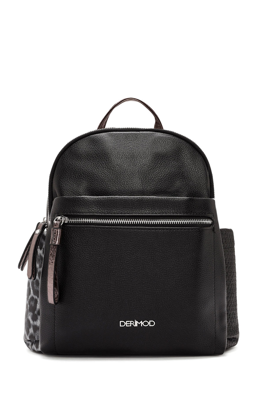 Women's Black Leopard Backpack 25SBD246114 | Derimod