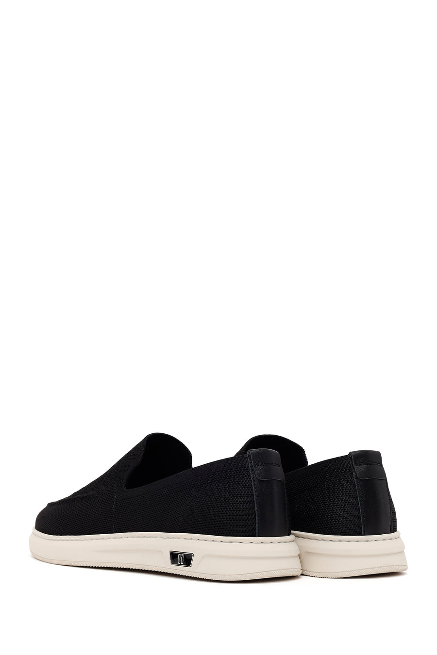 Erkek Siyah Desenli Kumaş Loafer