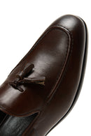 Erkek Deri Örgü Detaylı Klasik Loafer | Derimod
