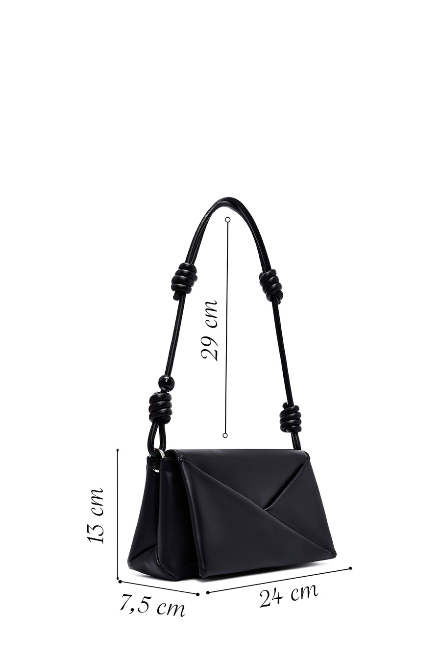 Women's Black Classic Shoulder Bag