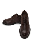 Male Brown Lace-up Leather Casual Shoes | Derimod